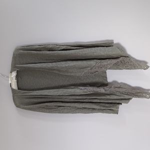 Pink republic lace trimmed cardigan